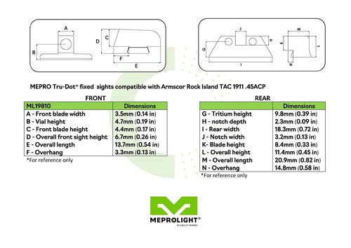 Meprolight ML19810-Armscor USA/Rock Island Gun Scopes, Multi