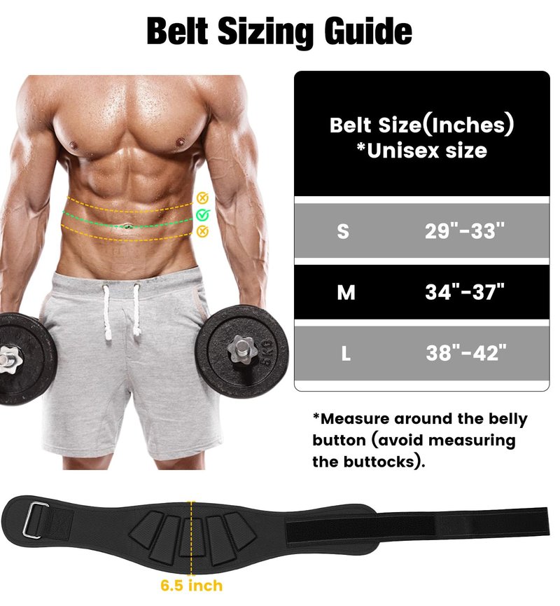 Weightlifting Belt & Wrist Wraps Combo - Auto-Lock Weight Lifting Belt 6.5" Back Support with 0.4" Foam, Adjustable Wrist Wraps for Weightlifting - for Men & Women Beginners & Pros (Black, M)