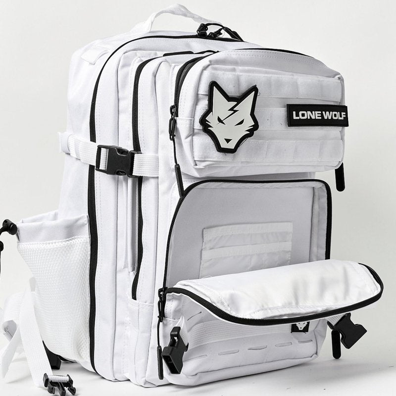 Lone Wolf Fitness Gen 3 Sports Backpack 35L White