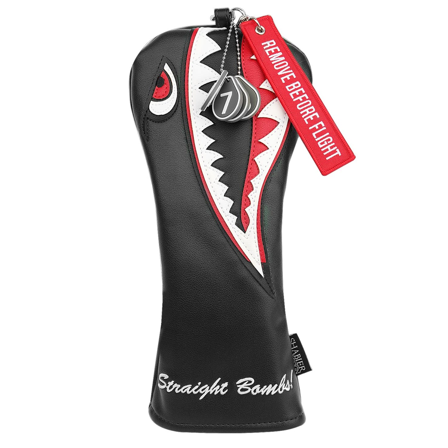 New Flying Tiger Warshark Golf Headcover for Golf Club Available for Driver/Fairway/Hybird (Hybird Cover)