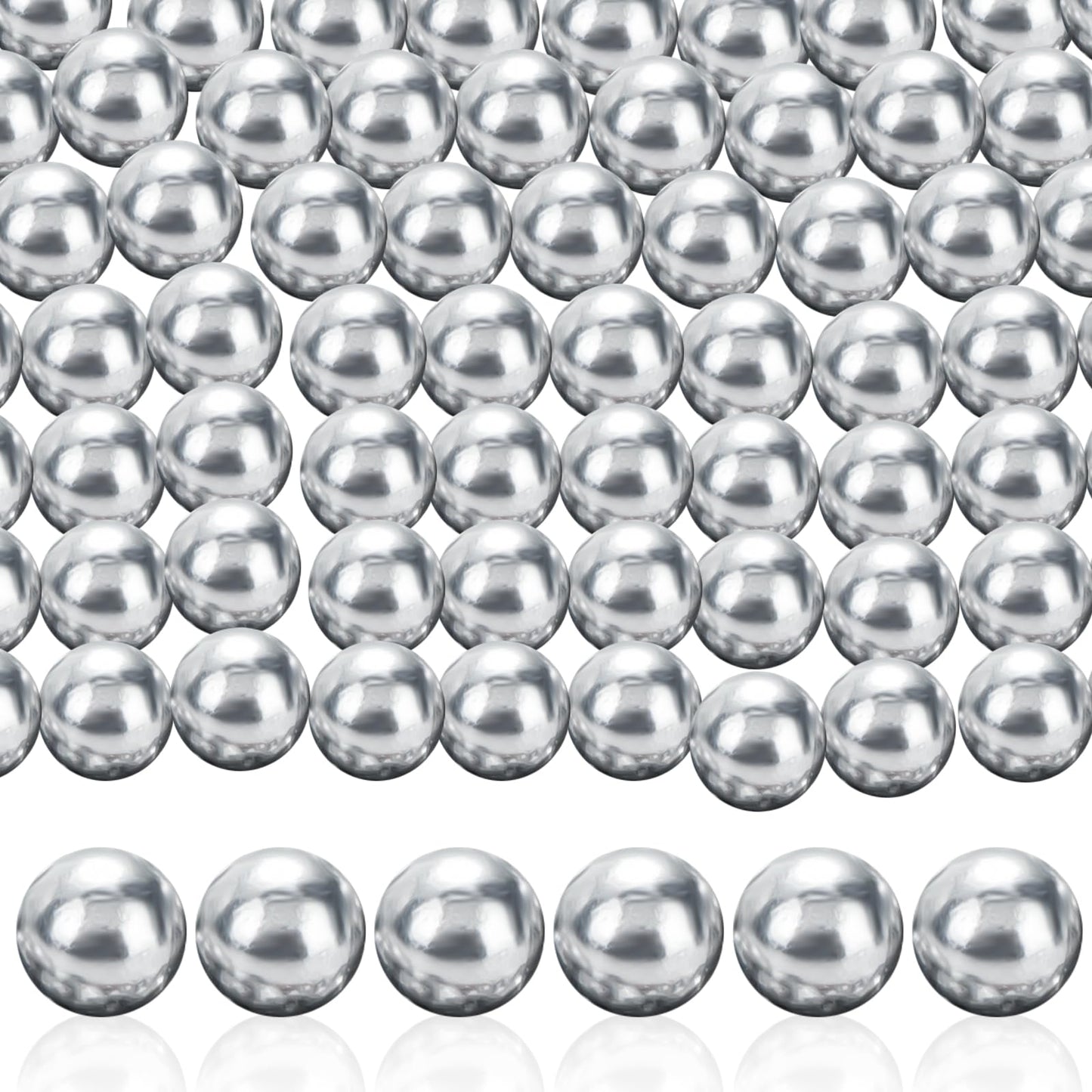 100 Pieces .43 Caliber Aluminum Paintball 1.8 Grams