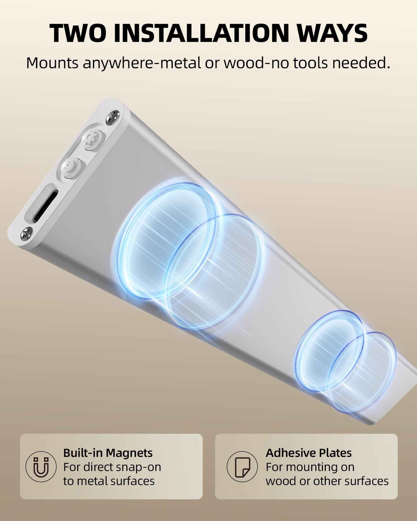 Under Cabinet Lighting, 12inch Rechargeable Motion Sensor Light Indoor, 1800mAh Battery Operated Closet Lights, with Dimmable & 3 Color Temps, Wireless Under Counter Lights for Kitchen,Stairs(6Pack) ﻿