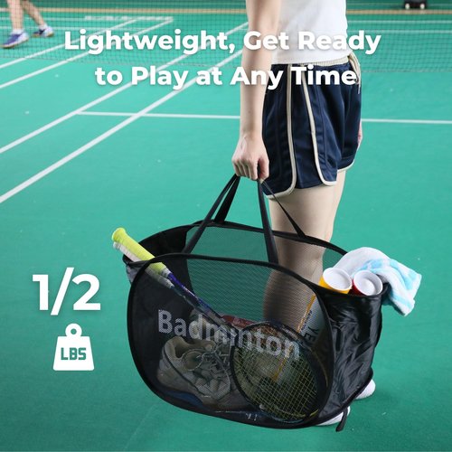 ChoiHeiy Badminton & Tennis Bag - Unisex, 23" x 14" x 14", 75L with Logo