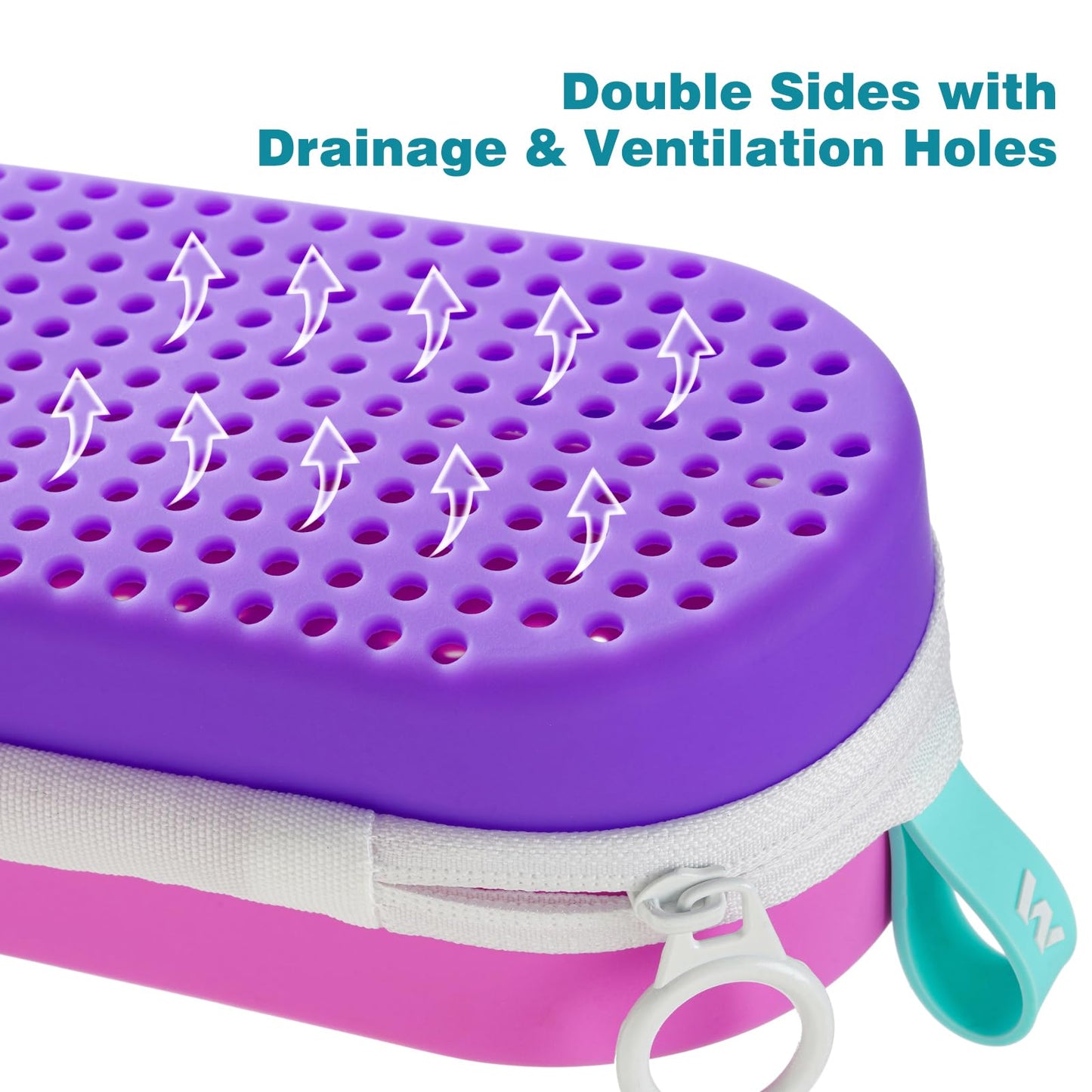 MSNATURALLY Swim Goggles Case For Swimming Goggles, Mothers Day Gifts, 2026 New Silicone Protective Cases with Drain Hole for Goggles, Summer Must Haves