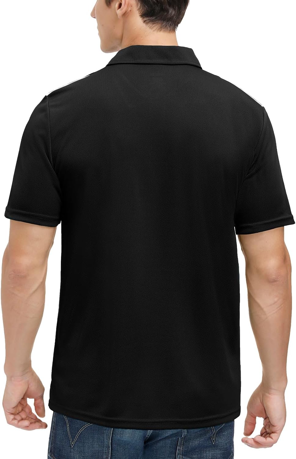 MOHEEN Men's Golf Polo Shirts - Moisture-Wicking, Sun Protection | Sizes M-7XL