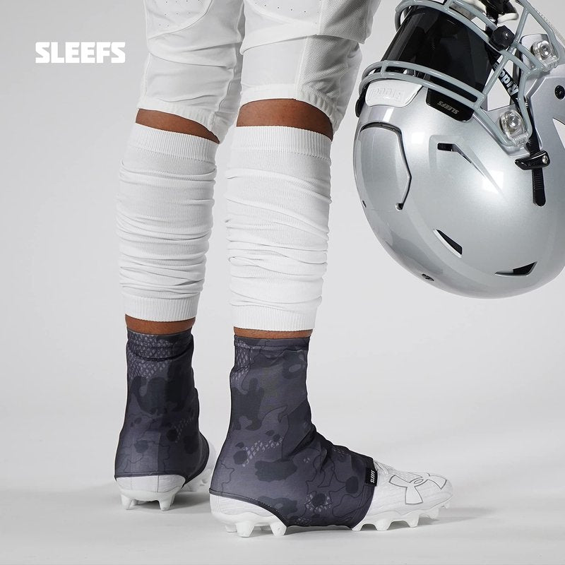 SLEEFS Spats/Football Cleat Covers [1 Pair - S/M American Flag] - Laces Covers/Wraps for Football, Baseball, Soccer, and Field Hockey - Youth and Adult Sizes for Men, Boys and Girls - Small/Medium