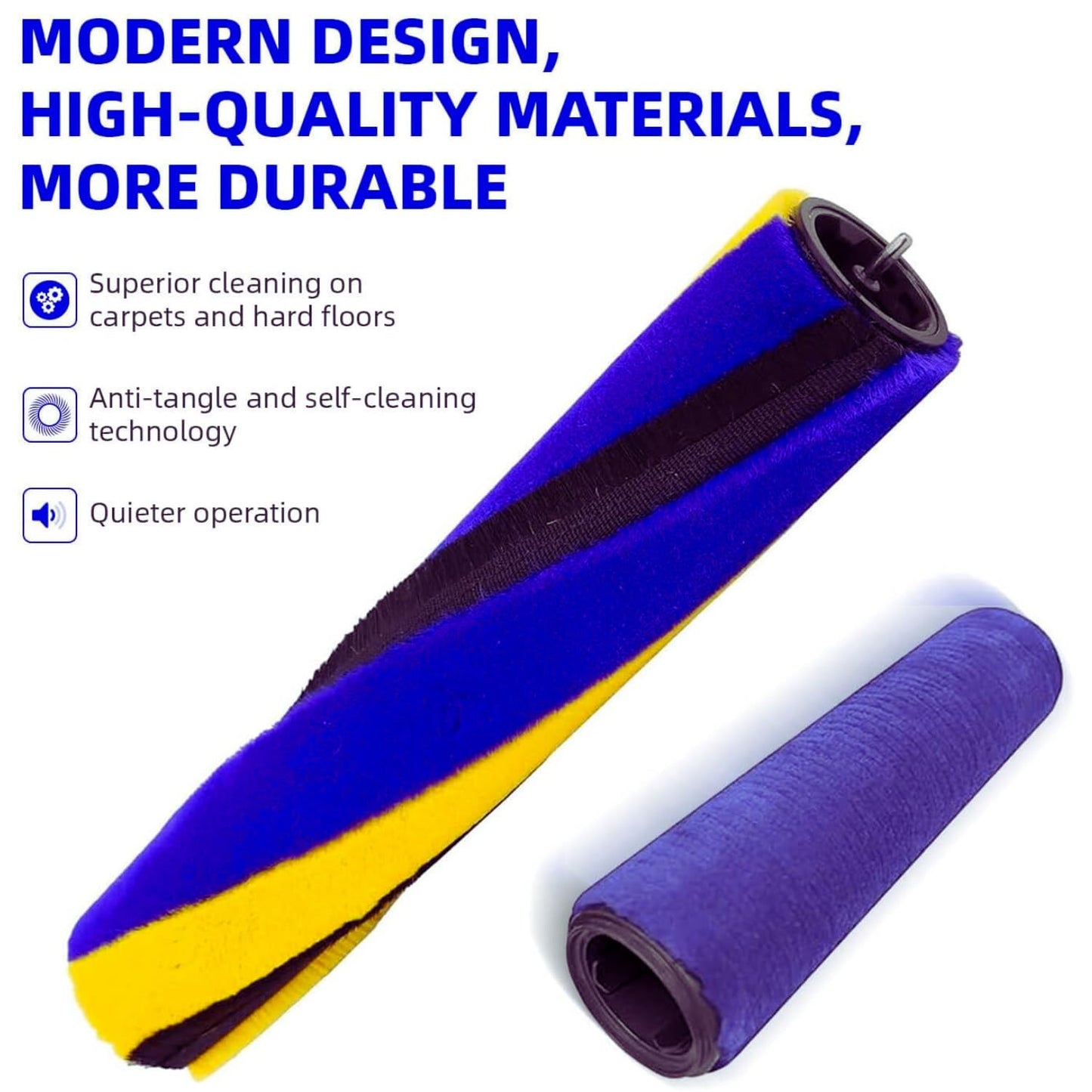 Premium Laser Slim Fluffy Brush Bar Replacement for Dyson Laser Slim Fluffy Cleaner Head & Fluffy Optic Cleaner Head, Fits Dyson V12 Series, V15 Series, V15 Detect, Outsize, Gen5detect, Part 971634-01