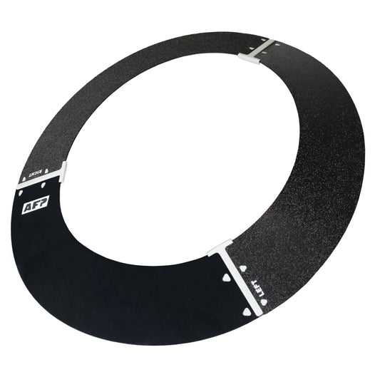 AFP Full-Brim Tinted Smoke Polyurethane Plastic Sun Shield Hard Hat Visor | Standard Brim Extender | Sun & Heat Protection Reusable Accessory | Compatible with AFP Brand Hard Hats ONLY