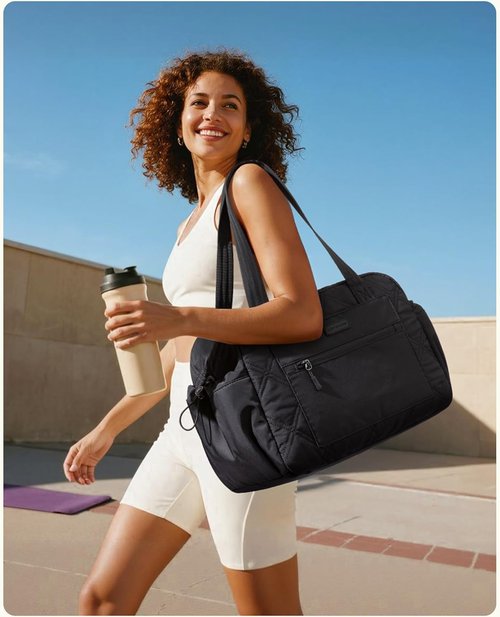 LOVEVOOK Gym Bag - Lightweight Duffle with Wet Pocket | Perfect for Yoga, Travel & Weekend Trips