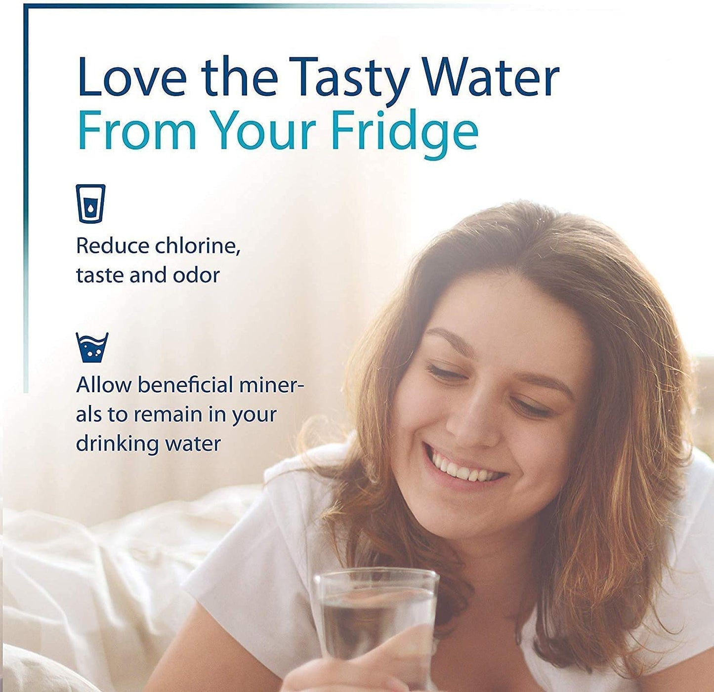 OHFULLS 3-Pack Water Filter Replacement 4874960100, Removes Organics, Particulates, Improves Taste, Reduces Odor