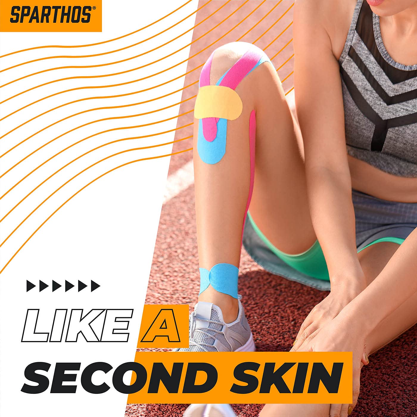 Sparthos Kinesiology Tape - Incredible Support for Pro Athletic Sports and Recovery - Body Breast Waterproof Rock Bra Boob Boobytape Bob Gold Tape Lift - Uncut (Beige)