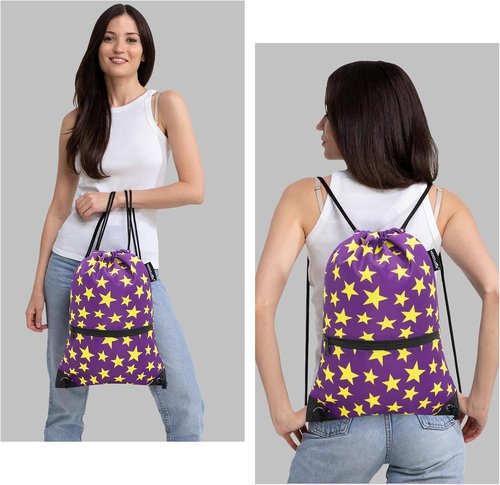 HOLYLUCK Drawstring Backpack - Versatile Sport Gym Sackpack for Active Lifestyles
