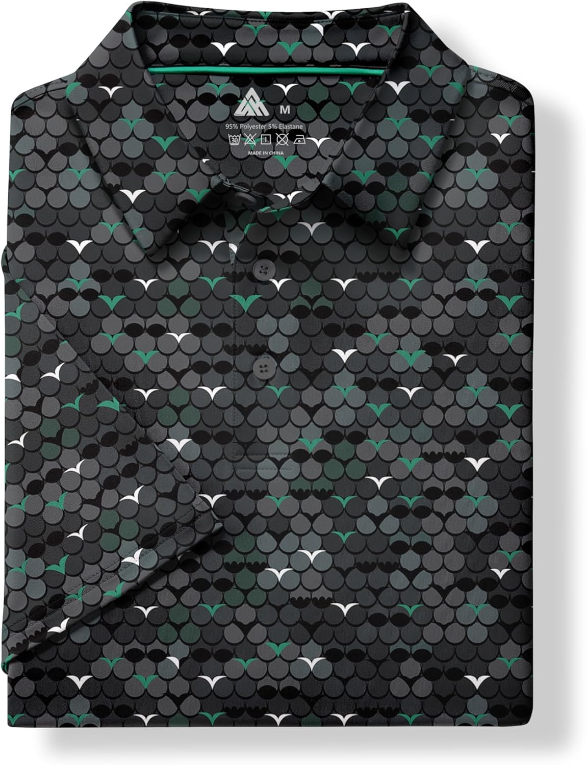 SWISSWELL Men's Performance Golf Shirt - Moisture-Wicking Short Sleeve Design for Comfort