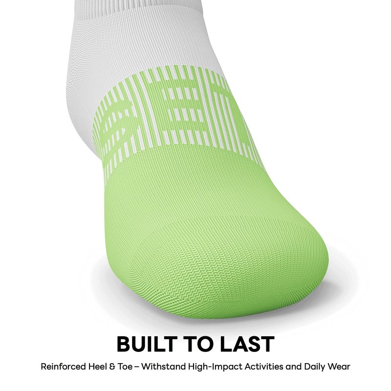 easetoe 6 Pairs Ankle Compression Socks Women Men 15-20 mmHg Low Cut Athletic Running Arch Support for Travel Nurses Flight