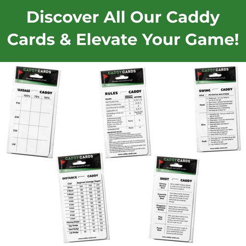 Rules Caddy – USGA Rules of Golf 2026 Quick Reference Card – Golf Bag Tag & Pocket Size Rules Guide – Waterproof Training Aid