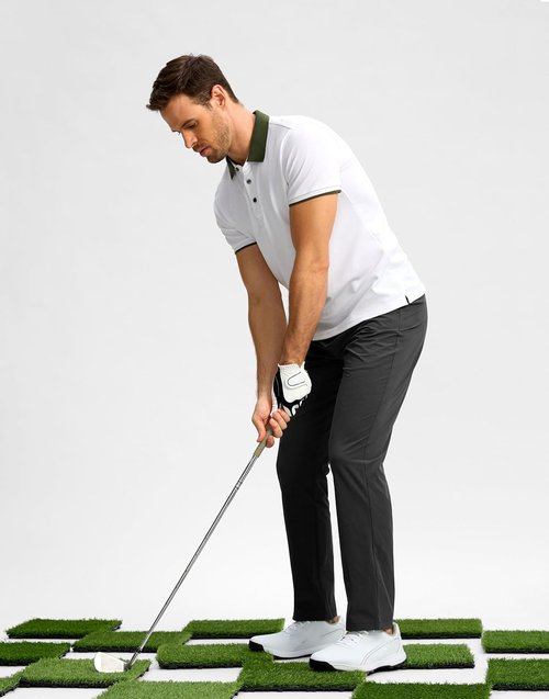 G Gradual Men's Golf Pants - Lightweight Stretch Dress Slacks | Casual Work Travel Pants with 4 Pockets (30"/32"/34")