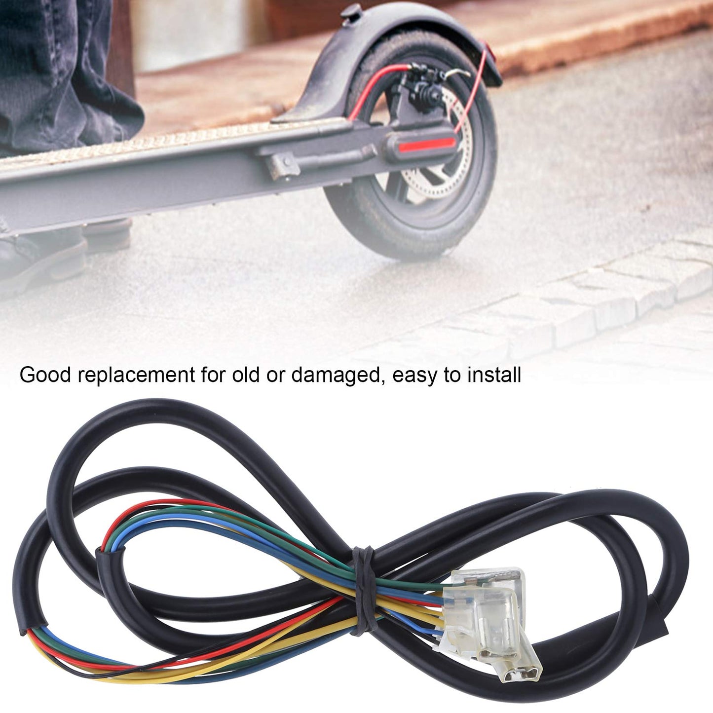 M365 Motor Wire,Plastic Scooter Motor Harness Scooter Motor Wiring Harness for M365,M365 Pro