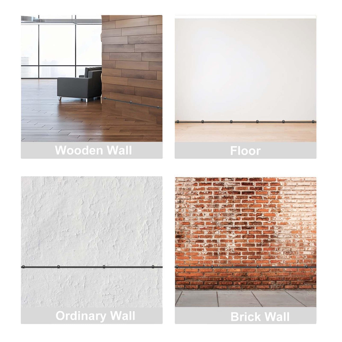 PolarPulse Black Cable Clips Pack of 200, Heavy-Duty Nail in Wire Clips, 304 Stainless Steel, UV and Weather Resistant, Cable Wire Management for Phone and Ethernet Wire, Power Cords, Tube