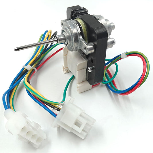 241854301 5303918549 Refrigerator Evaporator Fan Motor for Frigidaire Kenmore Electrolux Crosley, Fridge Evaporator Fan Motor Kit Replacement Part SM4301 AP4343697, 1465278 2331827 1637660 240315801