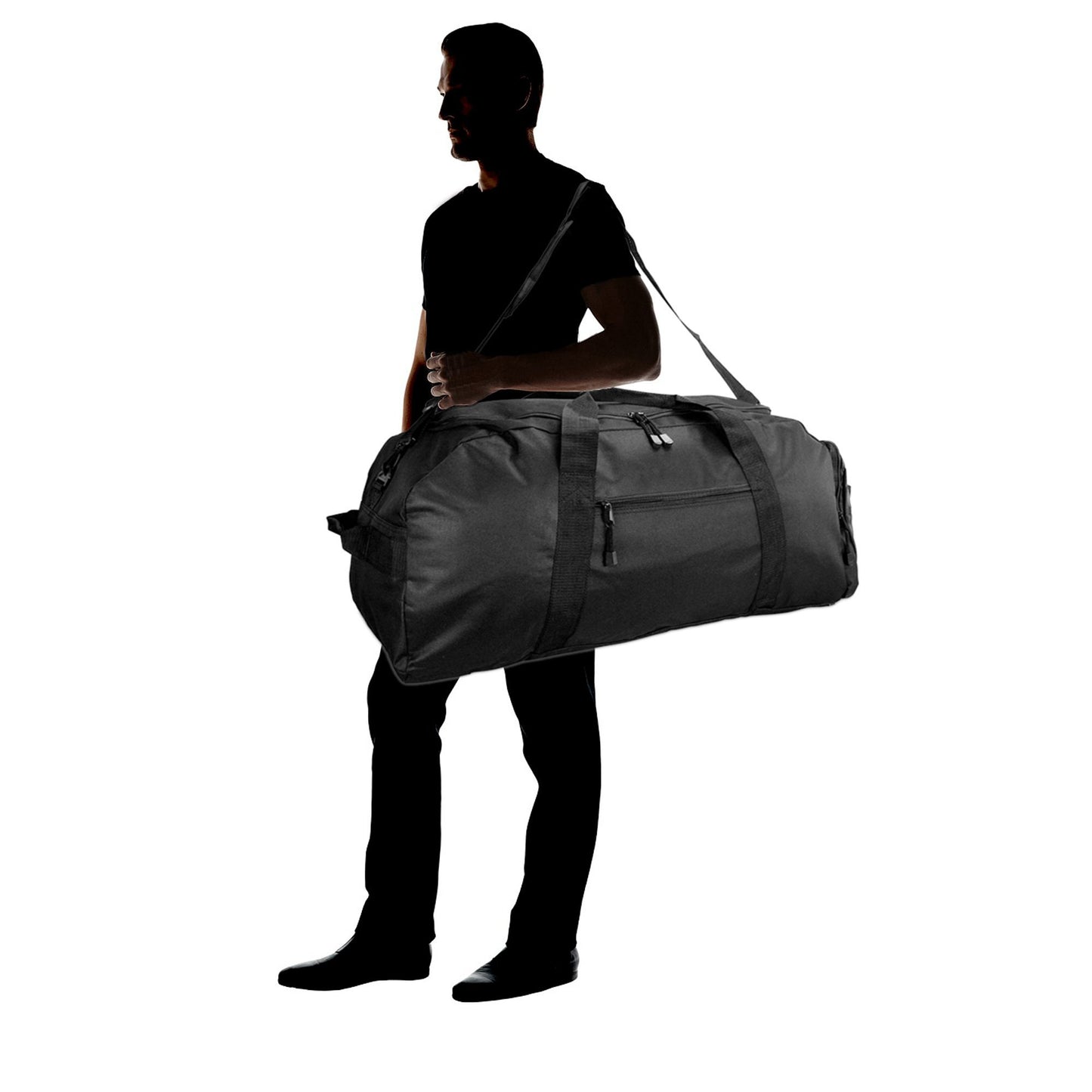 Dalix Extra Large Duffle Bag Outdoors Sports Duffel Bag (Turns Into Backpack)