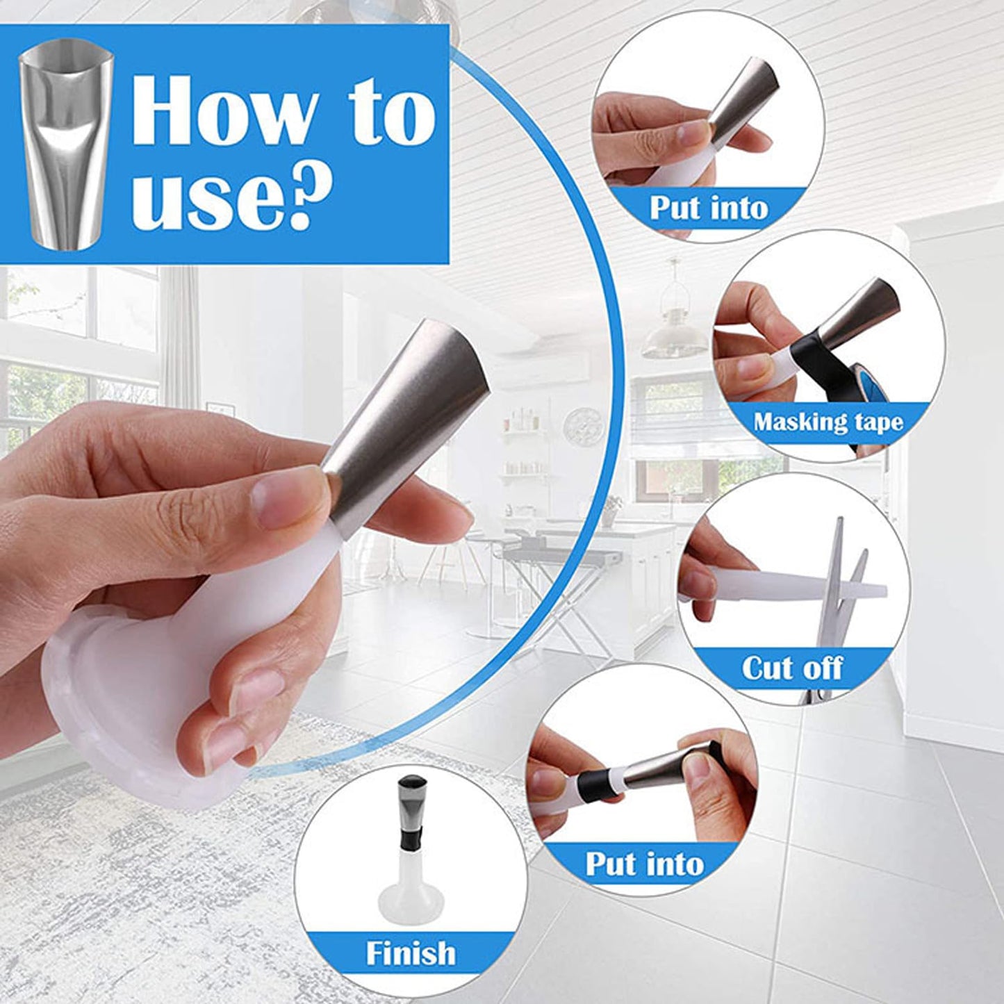 VICSDEP Silicone Caulking Tools 35 in 1 Sealant Finishing Tool Grout Remove Scraper Caulk Remover Glass Glue Angle Scraper