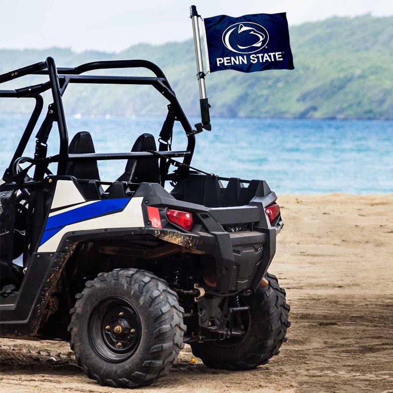 Penn State Nittany Lions Golf Cart Flag Pole and Holder Mounting Bracket