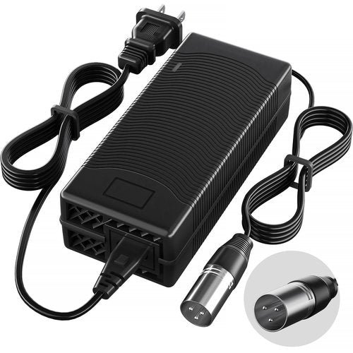 29V 5A 3-Pin Male XLR Connector Battery Charger for Lakematic, Jazzy Power Chair, Drive Medical, Shoprider, Pride Mobility, Golden Technologies, Rascal 200T/500T/301 PC 24BC5000TF-1