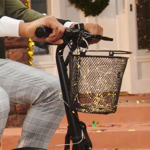 Jetson Front Bicycle Basket, Iron Basket, Jetson Bolt, Bolt Pro, LX10, Axle, J5, J8 and Haze Compatible