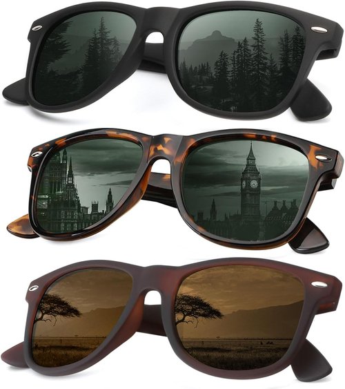 KALIYADI Polarized Sunglasses for Men & Women | UV Protection for Driving & Outdoor Activities