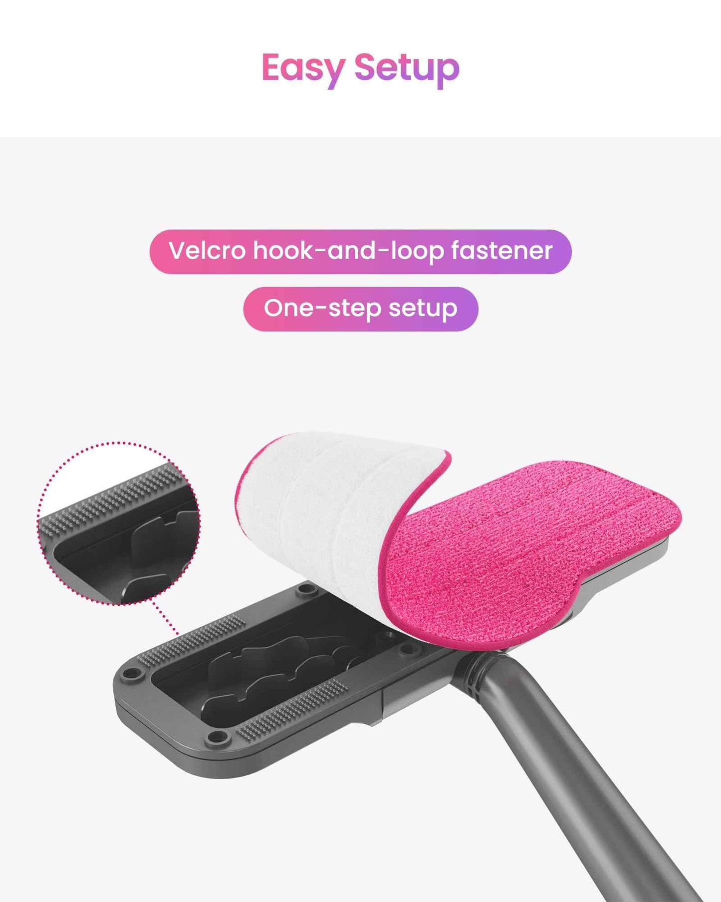 Schenley 6-Pack Microfiber Pads for Steam Mop Cleaner, Washable and Reusable Replacement Mop Pads, Accessories Compatible Steam Mop SLFCSM064 & SLFCSM063