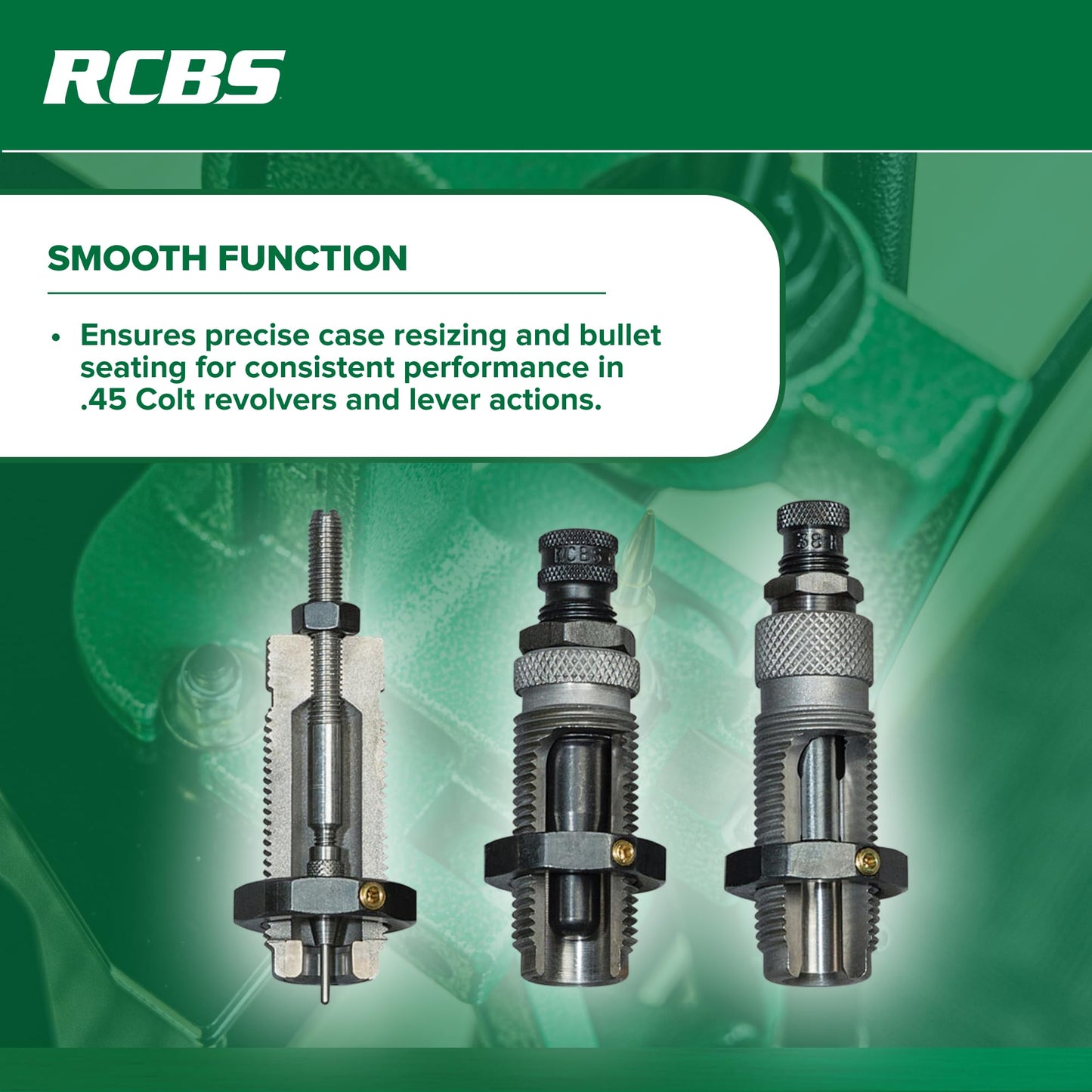 RCBS .45 Colt 3-Die Steel Set