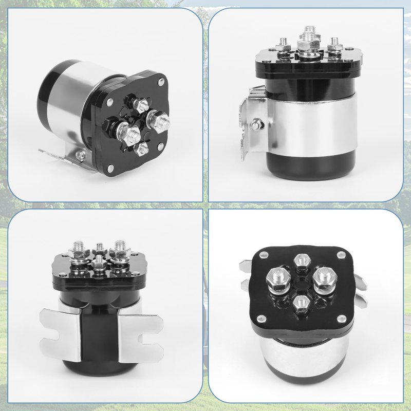 4 Terminate 36V Ezgo Solenoid Kit for 1989-Up Golf Cart Replaces 20468G-Includes Solenoid Diode,Micro Switch Speed Forwarder Reverser