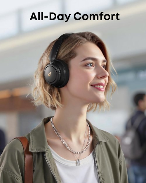 Anker Soundcore Q30 - Hybrid Active Noise Cancelling Headphones with 50H Playtime & Custom EQ