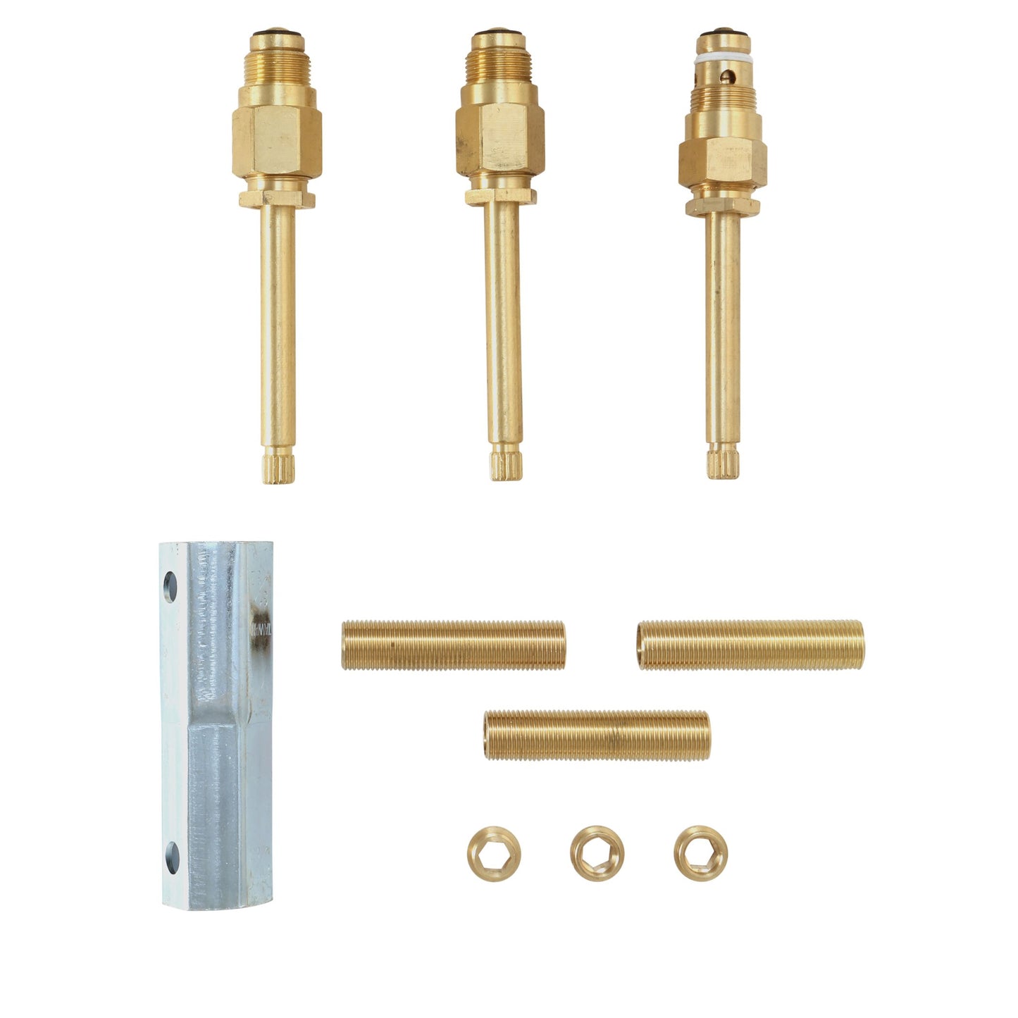 DANCO Bathtub and Shower 3-Handle Remodel/Rebuild Trim Kit for Central Brass Faucets | Knob Handle | 10L-11H, 10L-11C, 10L-13D | Chrome (39616)