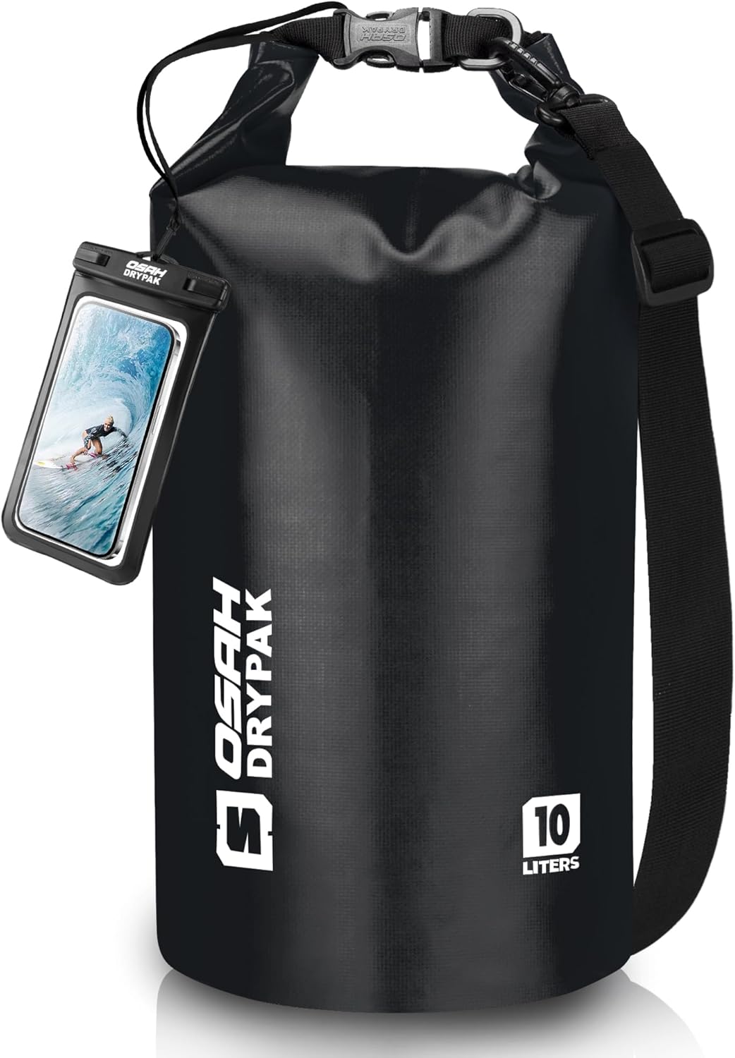 Skiennix Waterproof Dry Bag - Lightweight Roll Top Storage Backpack with Phone Case | 5L/10L/20L/30L/40L for Travel, Kayaking & Beach
