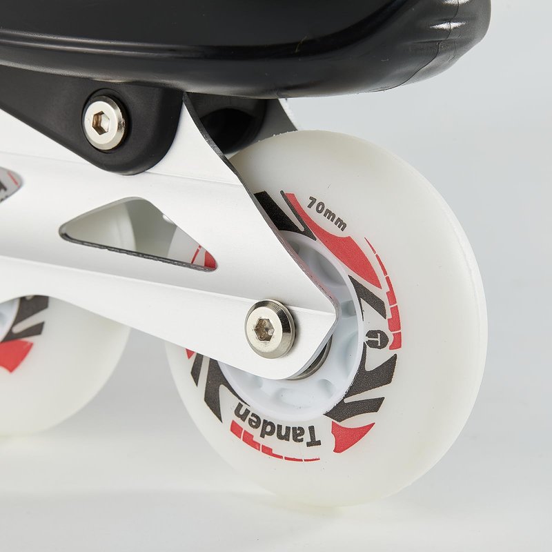 Roller Blade Wheels 70mm Inline Skate Wheels with Bearings ABEC-9, Light Up Roller Blade Wheel Inline Skate Replacement Wheels 8 Pack