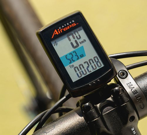CATEYE OF-100 Out Front Bike Computer Bracket – Bolt-on Mount, Positions Computer Front and Center, Easily View Your Ride Data, Compatible with Padrone, Strada, Urban and Velo Wireless Computers