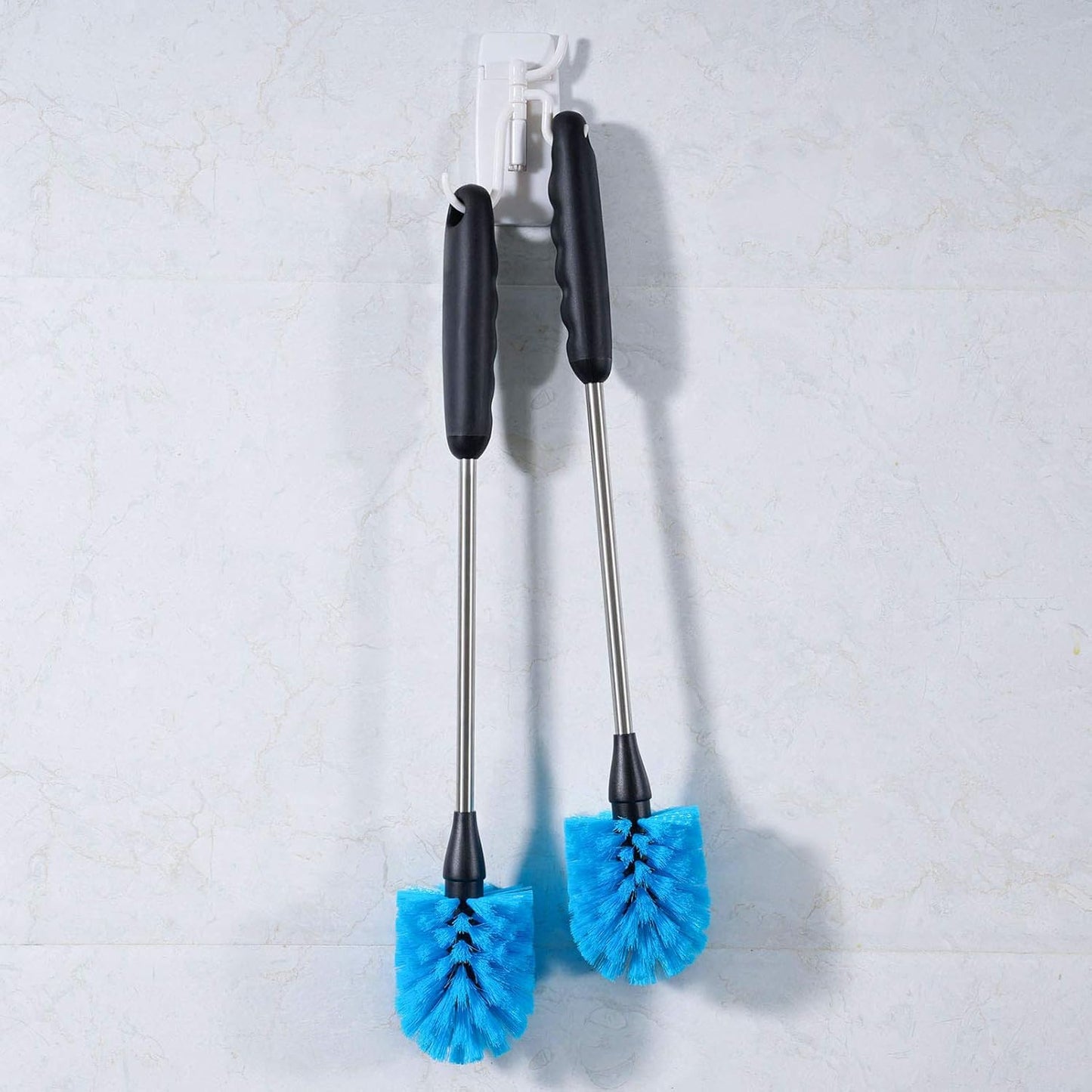 MOSOLAN Stainless Steel Water Bottle Brush - Long Handle for Easy Cleaning | 2 Pack, 13 Inches