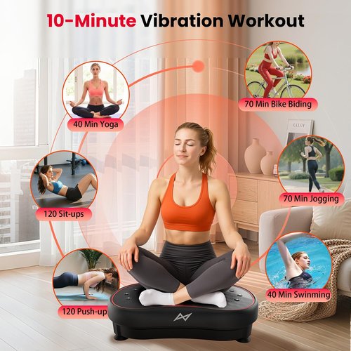 AXV Vibration Plate - Full Body Fitness Machine for Weight Loss | Shaking Exercise Platform