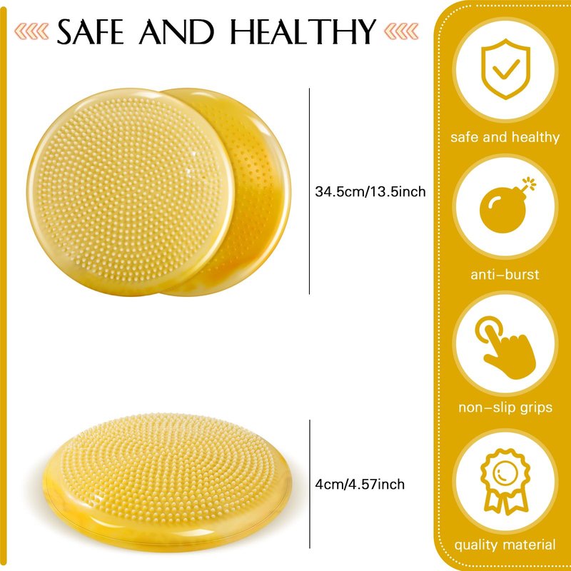 WinnerWhy 8 Pcs Wobble Cushion with Cloud Design Wiggle Seat for Sensory Kids Flexible Sensory Seating Balance Disc for Classroom Elementary Office Home