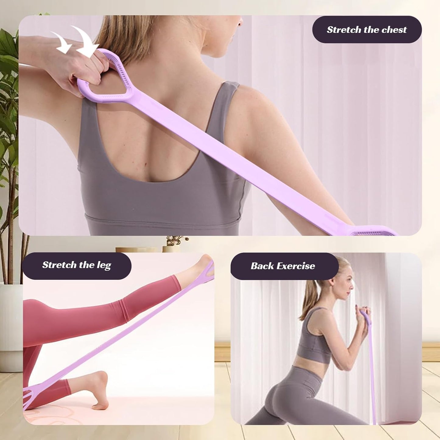 Skiennix Resistance Bands - Figure 8 Fitness Bands with Handles for Effective Arm Workouts