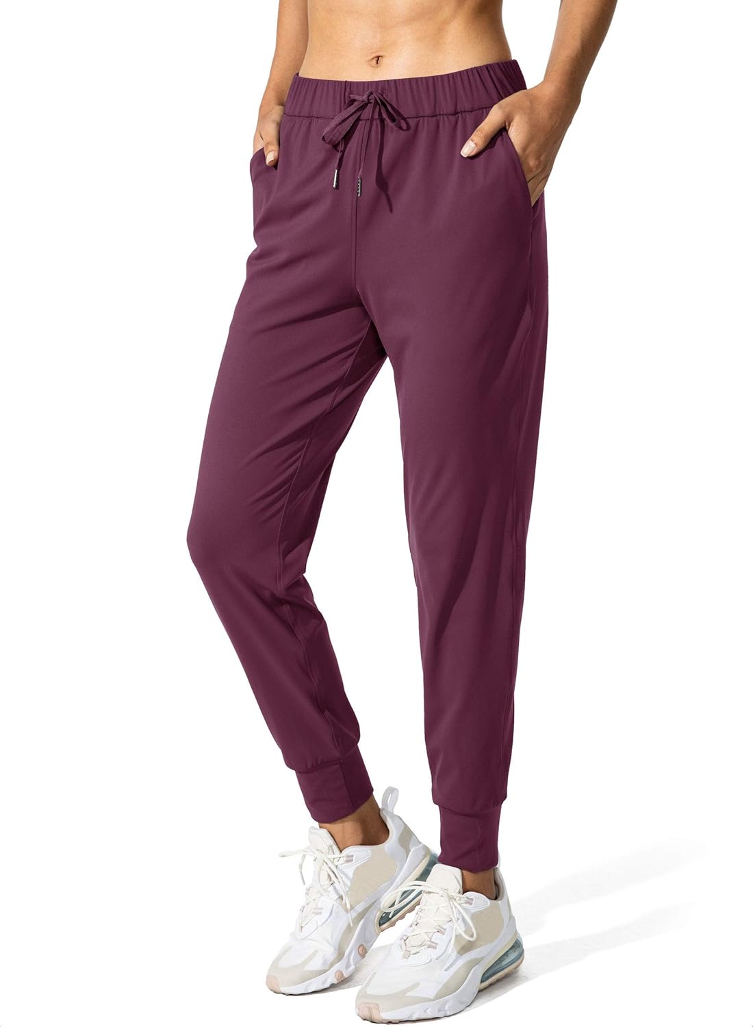 SANTINY Women's Jogger Pants - Comfortable Drawstring Sweatpants with Pockets for Lounge & Workout