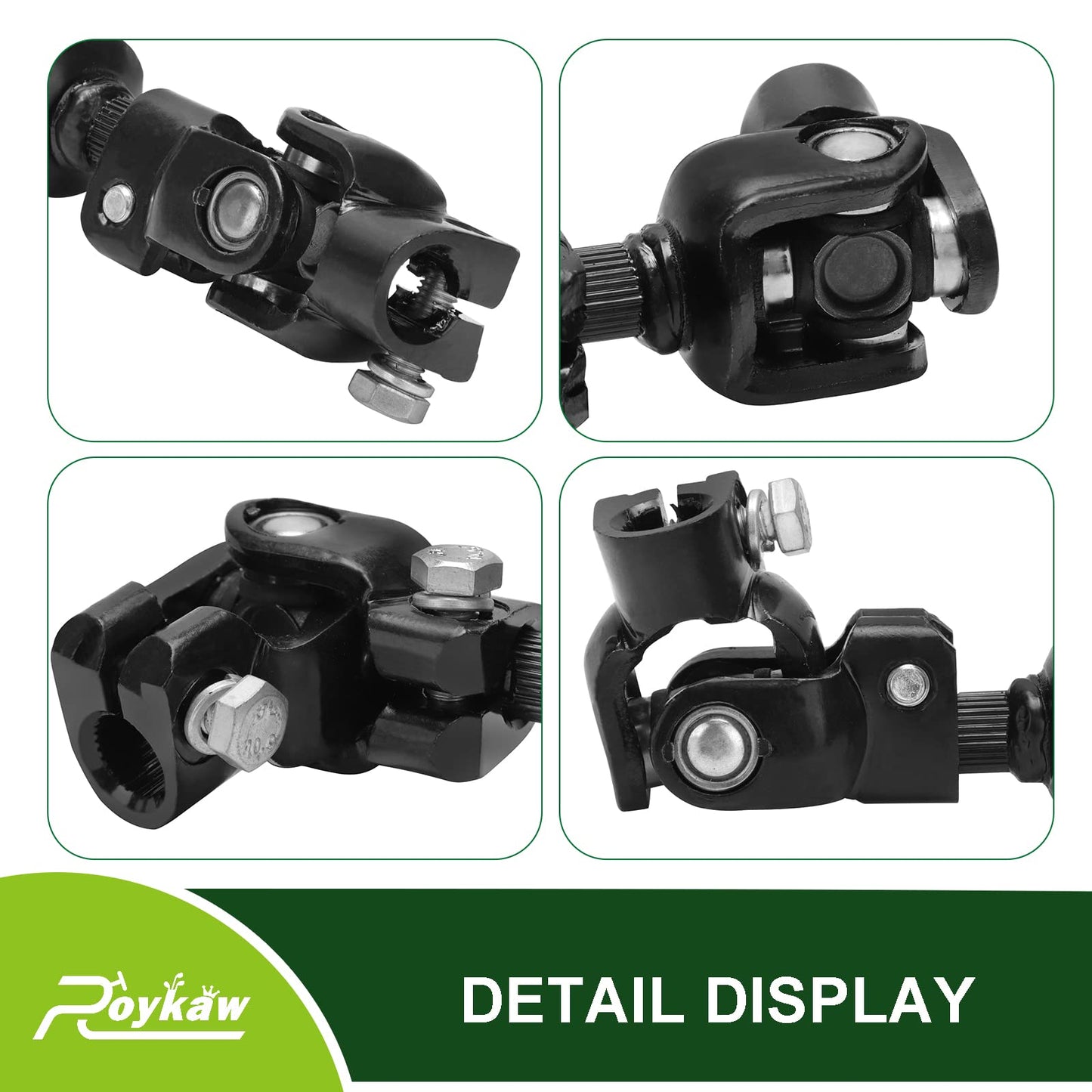Roykaw Club Car DS Steering Joint Intermediate Shaft Knuckle Assembly for 1984-Up Gas & Electric Golf Cart Models, Replaces OEM # 1013861