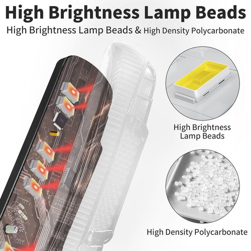 Electric Bicycle Rear Light, 36/48V Tail Brake Light, Ebike Rear Tail Safety Light, Warning Rear Lamp for Electric Bike Night Riding