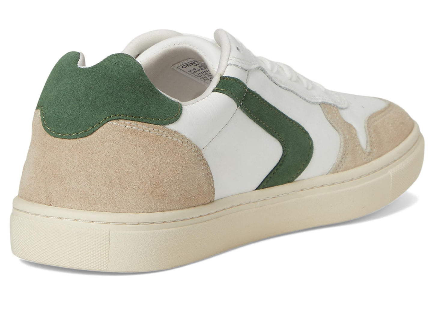 Steve Madden Men's Centre, White/Green Leather, 7 Medium