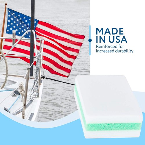 Impresa Boat Scuff Eraser - XL Marine Cleaner | Effectively Removes Marks from Fiberglass, Aluminum & More - 4 Pack