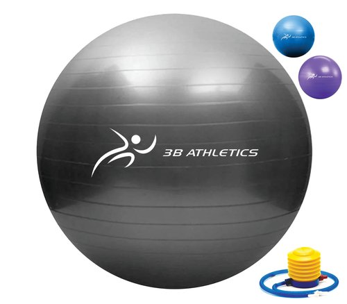 Anti-Burst Yoga Ball for Pregnancy, Slip Resistant Exercise Ball, 2 Sizes – Fitness Equipment for Home Gym, Exercise Equipment for Women, Pregnancy Must Haves, Maternity Support, Home Gym Accessories