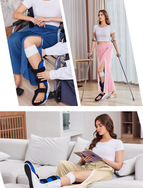 Deyeek Tear Away Pants for Women Side Slit Snap Sweatpants Loose Fit Post Surgery Casual Adaptive Clothing with Pockets Black