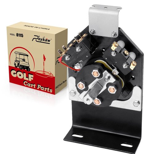 Roykaw EZGO Marathon Forward and Reverse Switch Assembly for 36 Volt Golf Cart 1989-1994.5, Replaces OEM # 25396-G2, 21744-G1