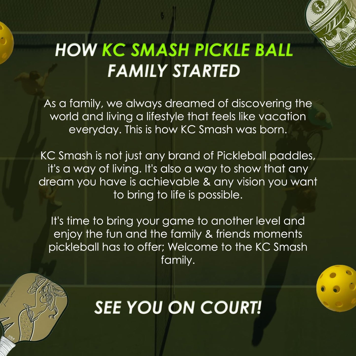 KC SMASH Pickleball Paddle Set of 2 – USAPA Approved, Beginner & Intermediate Friendly, Ultra-Comfort Grip, Includes Balls & Carry Bag
